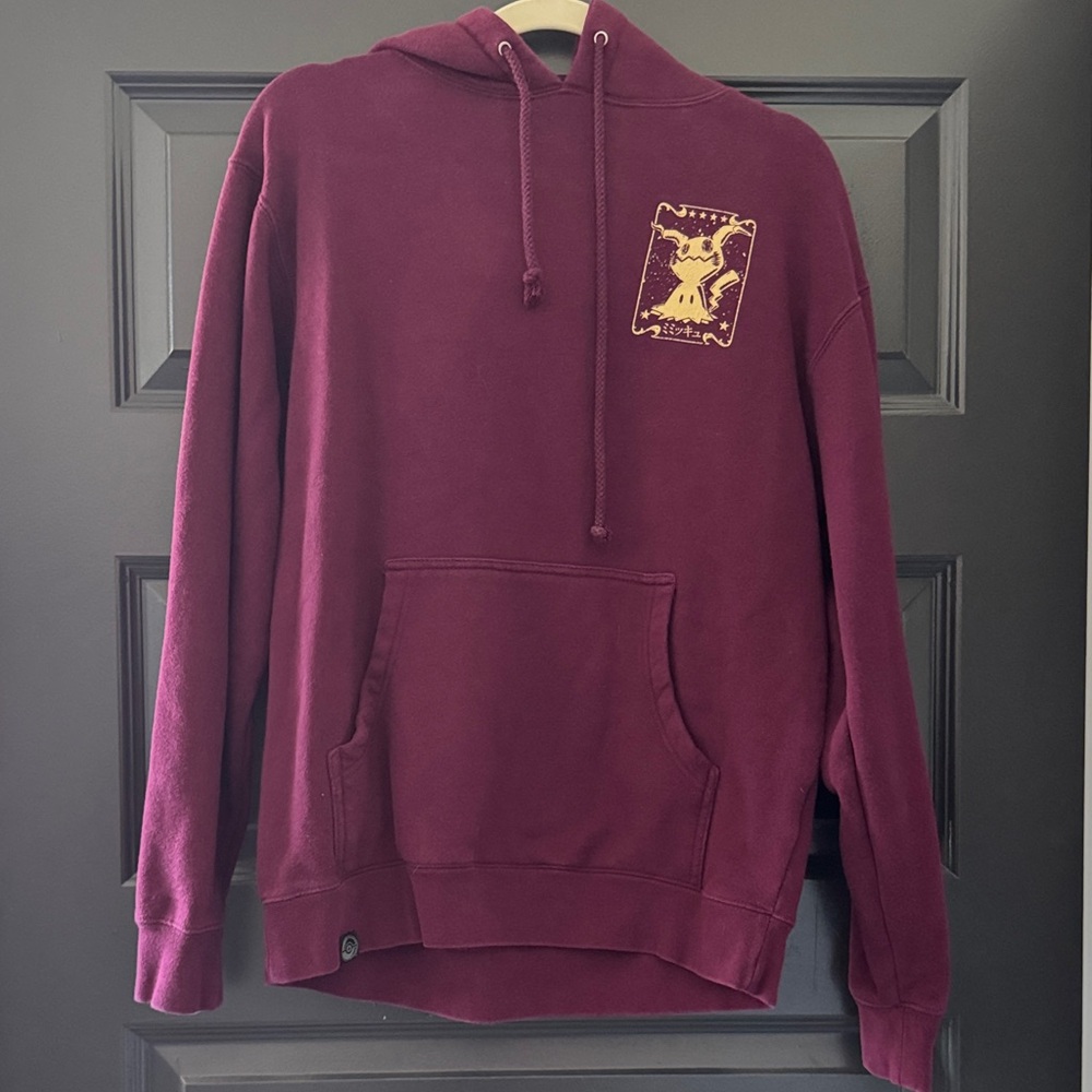 Pokemon Center Mimikyu Halloween Hoodie Burgundy Hoodie